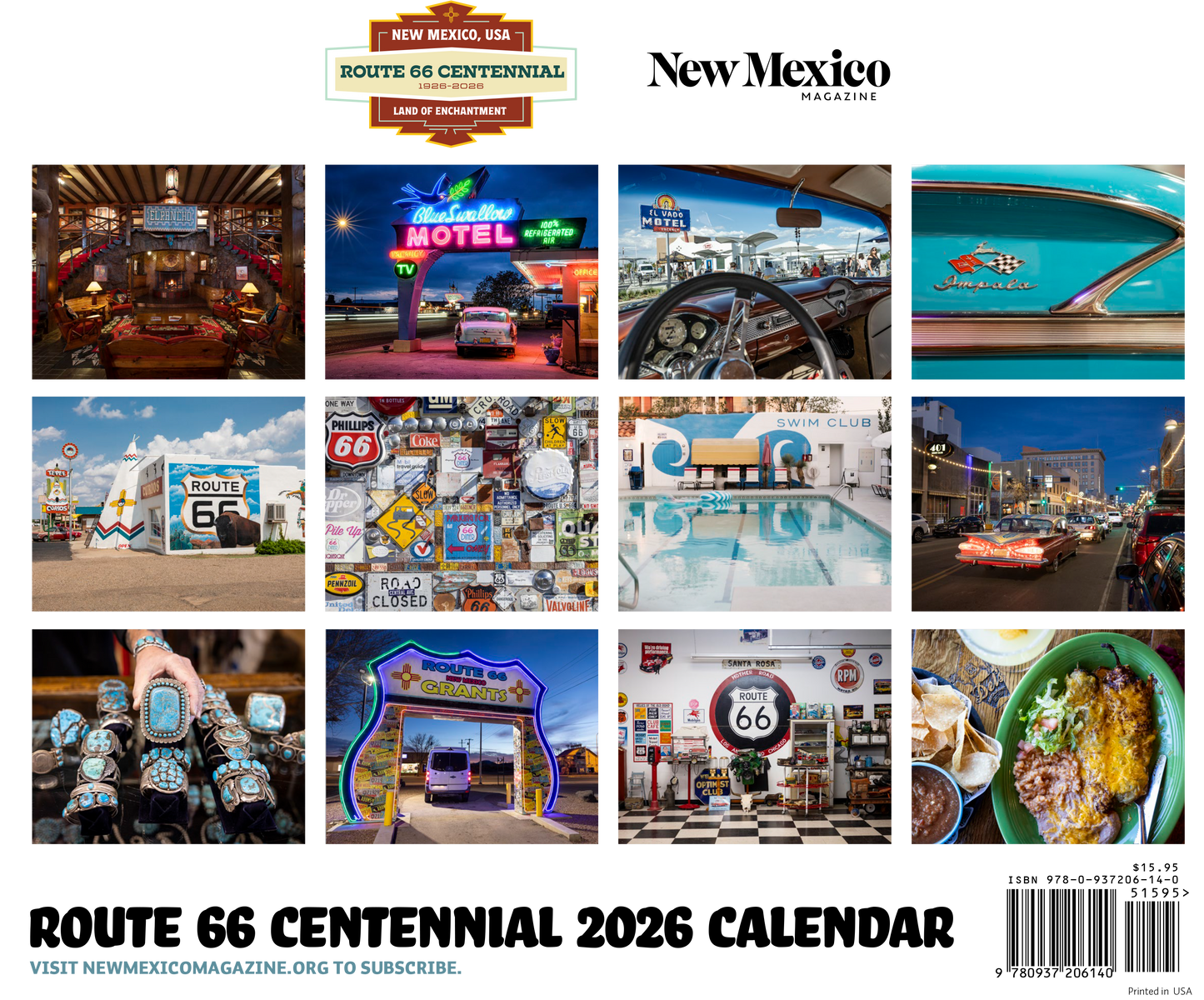 2026 New Mexico Route 66 Calendar