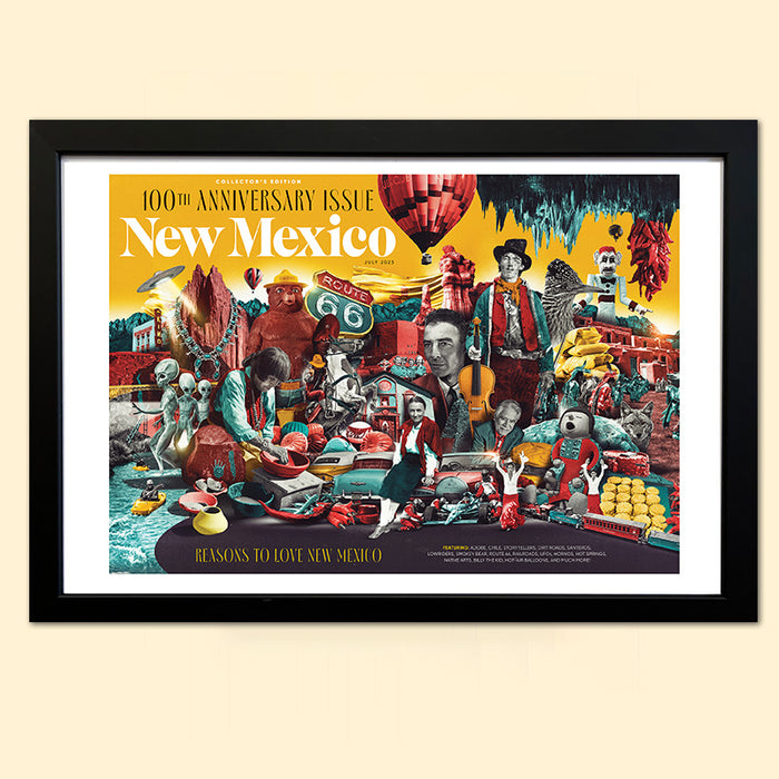 100th Anniversary Cover Poster FRAMED