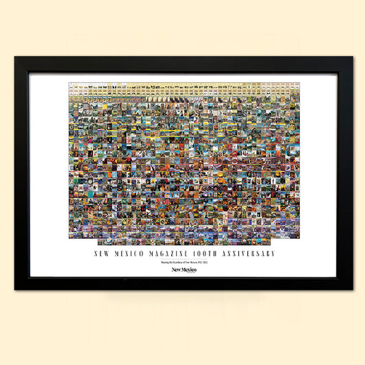 100 Years of Covers Poster FRAMED