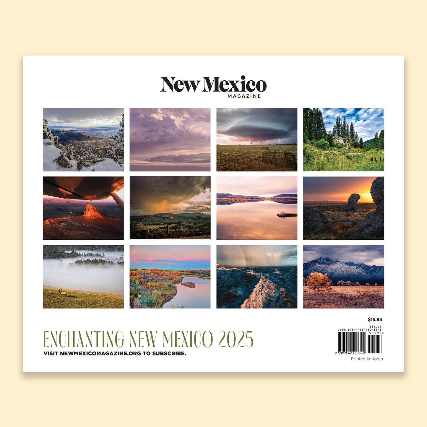 2025 Enchanting New Mexico Calendar