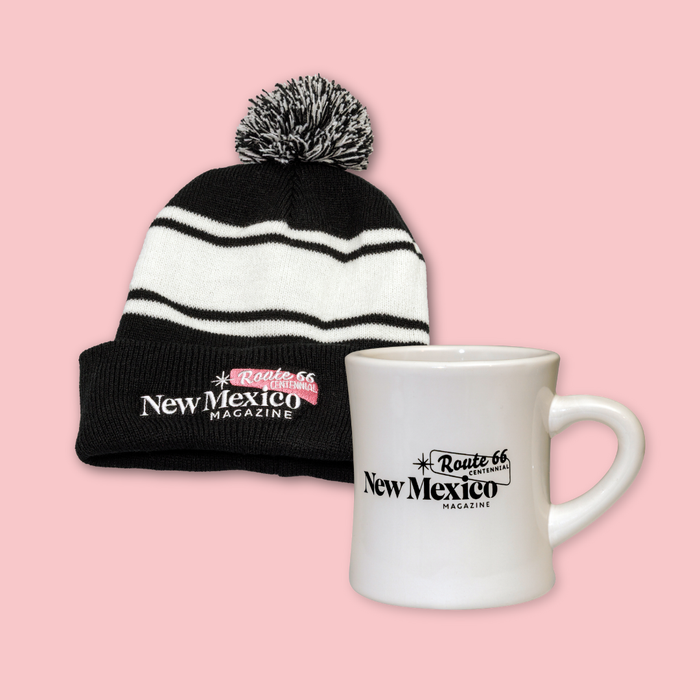 The Cozy Two: Route 66 Beanie + Coffee Mug