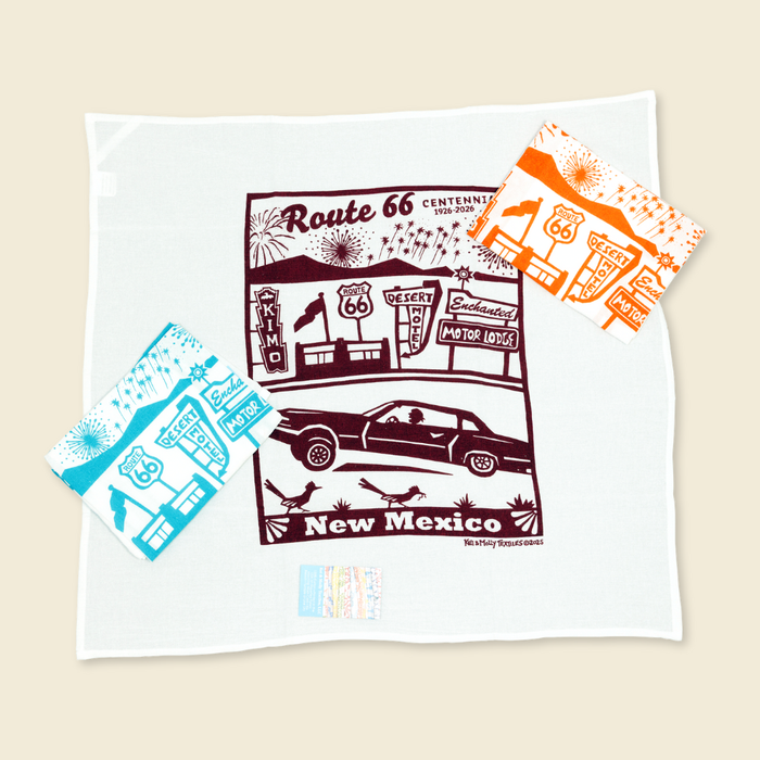 Route 66 Kitchen Towel - Kei & Molly x New Mexico Magazine
